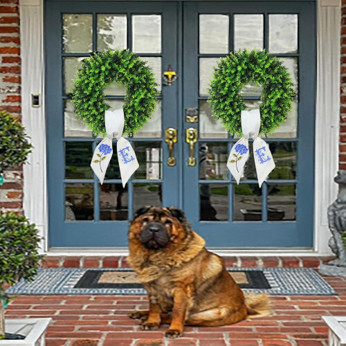 24" Real-Touch Cedar Wreath Indoor Outdoor 1