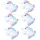 Lot de 6 taille-crayons licorne mignons, style kawaii 8