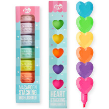 Tinc Stacking Highlighters Macaroon and Heart Set of 11