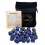 24-teiliges Lapislazuli-Runenstein-Set mit Samtbeutel und 2