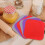 6pcs Jar Abridor Tapete Borracha Abridor Gripper Pads 3,5 x 3,5 polegadas quadradas Borracha Premium 4