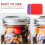 6pcs Jar Abridor Tapete Borracha Abridor Gripper Pads 3,5 x 3,5 polegadas quadradas Borracha Premium 7