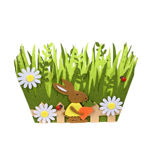 Easter Chick Basket – Non-Woven Storage Bin, 14 x 10 cm 1