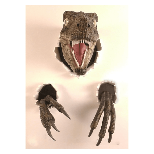Sculpture murale en résine Velociraptor (1 pièce) 2