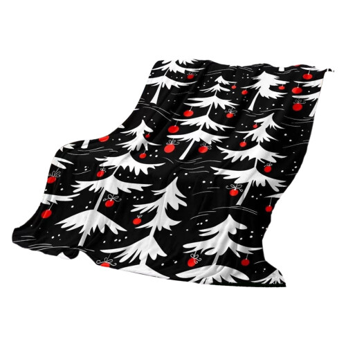Coperta natalizia AuroraX in microfibra, 70x100 cm 1