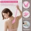 Long Foldable Back Scratcher - Extendable Massage Tool for Itch Relief Pink 3