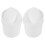 Vit mini soptunna med fällbart lock – 2-pack 5