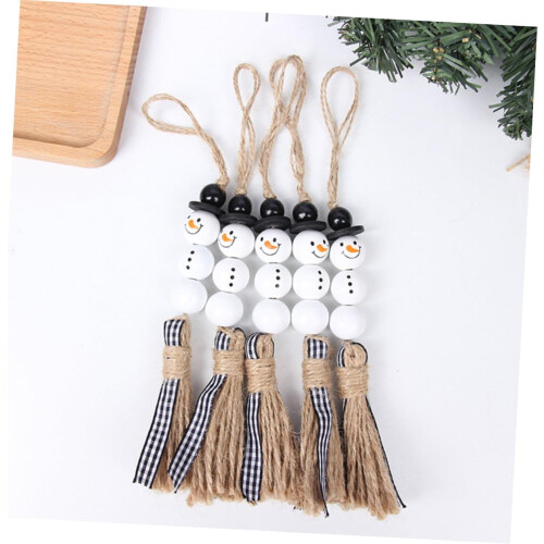 DIY Decoration Kit Snowman Theme Beads Mixed Beads for Christmas Handiwork Craft Project 2