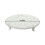 Présentoir à gâteaux en bois blanc antique 40 cm 2
