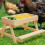 Traditional Style Bird Dining Board With Wide Perches For-A 7