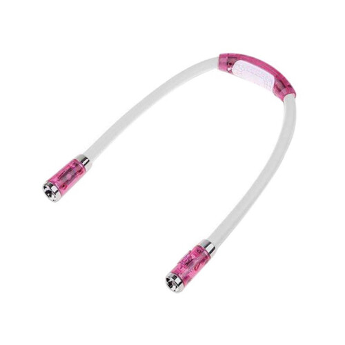 Solas léitheoireachta ceannbheart LED banda muineál solúbtha dé-LED USB 2