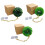 Abri en plastique polyvalent de boule d'herbe pour le paysage-UN 2