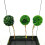 Abri en plastique polyvalent de boule d'herbe pour le paysage-UN 5