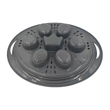 Eggs Boiler Eggs Cooker Insert Kitchen Accessory Eggs Cooking Insert Eggs Steamer Cooking Insert Eggs Tool ABS Texture