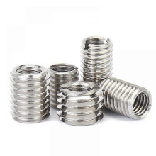 M10 to M8 thread reducer 10 pieces insert nut thread repair sleeve thread bushing screw reducer conversion tool insert nut