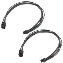 Mini-6-Pin auf PCIe-6-Pin Grafikkarten-Stromadapter-Verlängerungskabel, kompatibel mit Desktop-Computern und Projektoren, mehrfarbig