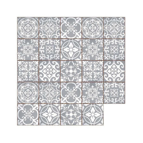 24pcs Moroccan Pattern Tile Sticker Peel Stick Murals Wall Decals Backsplash DIY