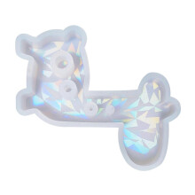 Holografische Kerzenform, Giraffenform, Silikonform, Aromatherapie-Seifenformen, kompatibel mit Werkstätten, handgefertigte Harzornamente