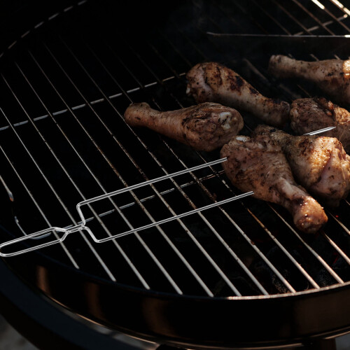 Grillgaffel i rostfritt stål, 44 cm 2