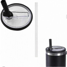 Vervangend deksel met opklapbaar rietje voor een drinkbeker van 1,2 liter (40 oz), compatibel met geïsoleerde drinkbekers.