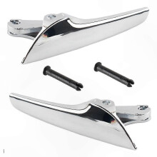 Chrome ABS Door Handle Bezel Covers compatible with 2009-2015 Vauxhall Opel Insignia Interior Accessories Pair