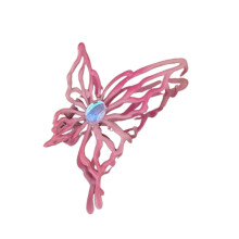 Haarklemmen met klauwen, metalen vlinderhaarklemmen voor meisjes, mooie vlinderhaarklemmen, haaraccessoires