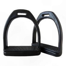Par de estribos antideslizantes para montar a caballo, compatibles con seguridad mejorada y accesorios fiables para deportes ecuestres.