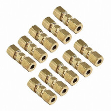 10 stuks 3/16 inch remleidingfittingen 4,75 mm, geen flensbewerking nodig, compatibel met remsysteemreparatie