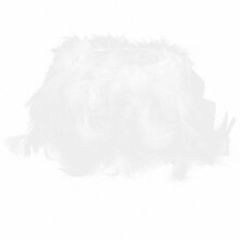 Fluffy E27/E14 Lamp Shade compatible with Bedroom Desk Lamp Decorative Lighting Fixture 10x10x10cm Faux Plume Single Pack