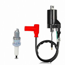 Bobina de encendido y bujía compatibles con CR80R CR85R RB 1987-2007. Número de pieza de repuesto: 30500-GS2-005.