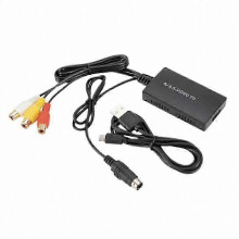 HDTV DVD STB S-Video to HDMI-Compatible Converter Adapter compatible with Enhanced Display Quality