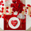 Valentine's Day Placemat Linen 18x12in 4