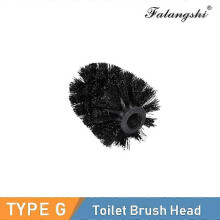 Edelstahl-WC-Bürstenhalter, schwarz, Reinigungswerkzeug, langlebige vertikale WC-Bürste, Badezimmerreinigung, Wandmontage WB8702