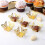 50 Pcs Square Mini Cupcake Liners Chocolate Wrapping Paper 4