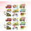 Cartoon Buttons Wooden Button for Sewing and Scrapbook Projects Creative Design Mixed Colour 5
