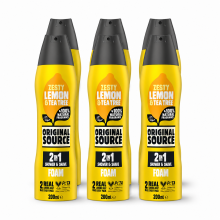 Original Source Lemon Shower Foam 6x200ml