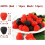 24-Piece Realistic Artificial Raspberries – 12 Red, 12 4