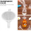 100pcs Professional Funnels Plastic Funnels Tiny Dispensing 3