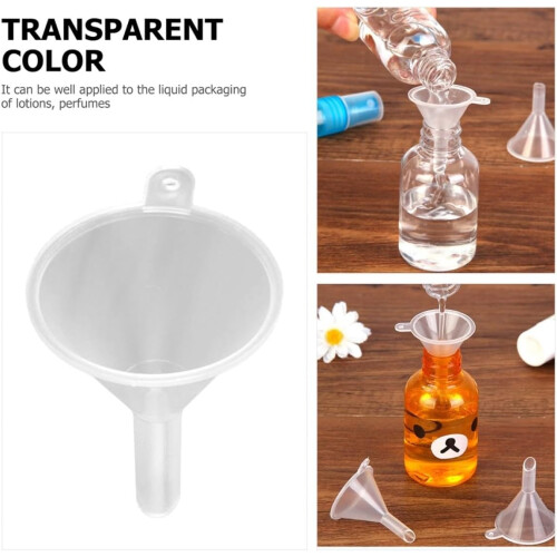 100pcs Professional Funnels Plastic Funnels Tiny Dispensing 2