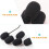 40pcs Microphone Windscreen Sponge Covers Lapel Microphone Protectors Moisture and Dirt Resistant Sponge 6