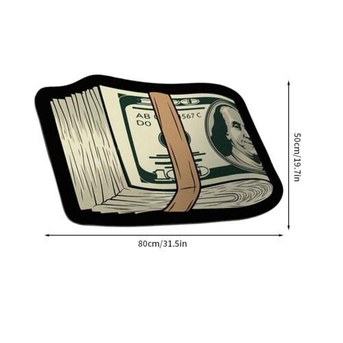Dollar-Schein-Teppich, Polyester-Fußmatte, 50 x 80 cm 1