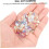 100 strass en cristal féerique pour manucure 3D, patch diamant 3