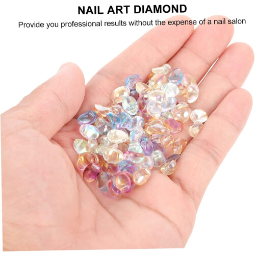 100 strass en cristal féerique pour manucure 3D, patch diamant 2