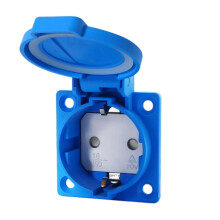 Industriële bedradingsconnector, waterdicht en stofdicht stopcontact, 2-polig veiligheidsstopcontact, eenvoudig te gebruiken, meerkleurig.