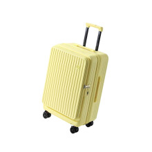 Maleta de cabina expandible con apertura superior, ligera y práctica, de carcasa rígida, con ruedas giratorias de 360 y cerradura.