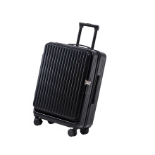 Leichter, erweiterbarer Hartschalen-Trolleykoffer mit Top-Access-Design, 38 Liter Fassungsvermögen, praktischer Spinner-Koffer, kompatibel mit Reisen