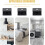 8pcs Glass Shelf Clamp Brackets for Wall-Mounted Support Glass Holders 2