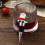Wijnstopper met kerstthema voor kerstflessen 2