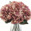 Artificial Flowers,Hydrangea Flowers Artificiales Bouquets Hydrangea With Stems For Home Wedding Table Core Decoration 6