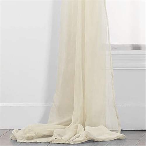 Fensterschal, Vorhang, Voile, multifunktional, 1 Stück 2